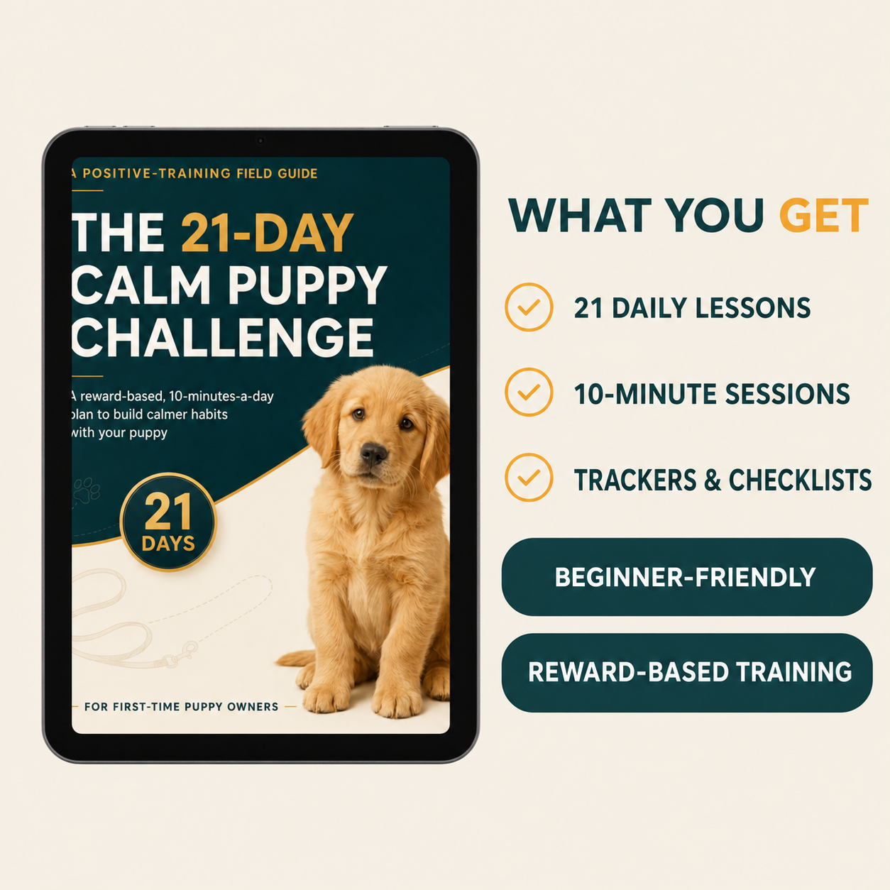 The 21-Day Calm Puppy Challenge