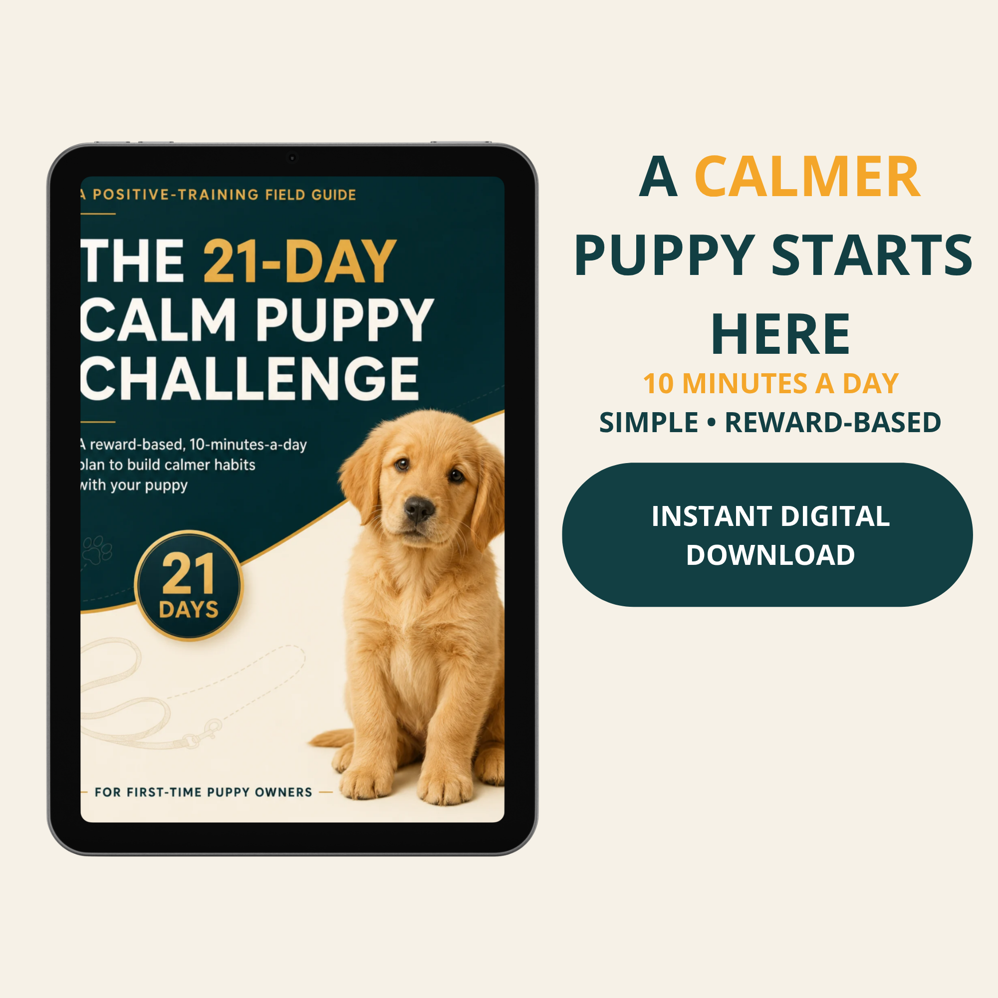 The 21-Day Calm Puppy Challenge